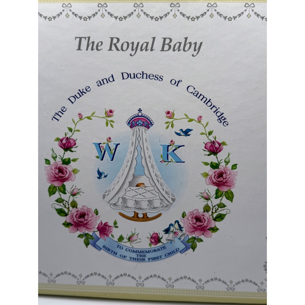 McIntosh Royal‎ Baby Duke Duchess Cambridge Collectors Plate Fine Bone China